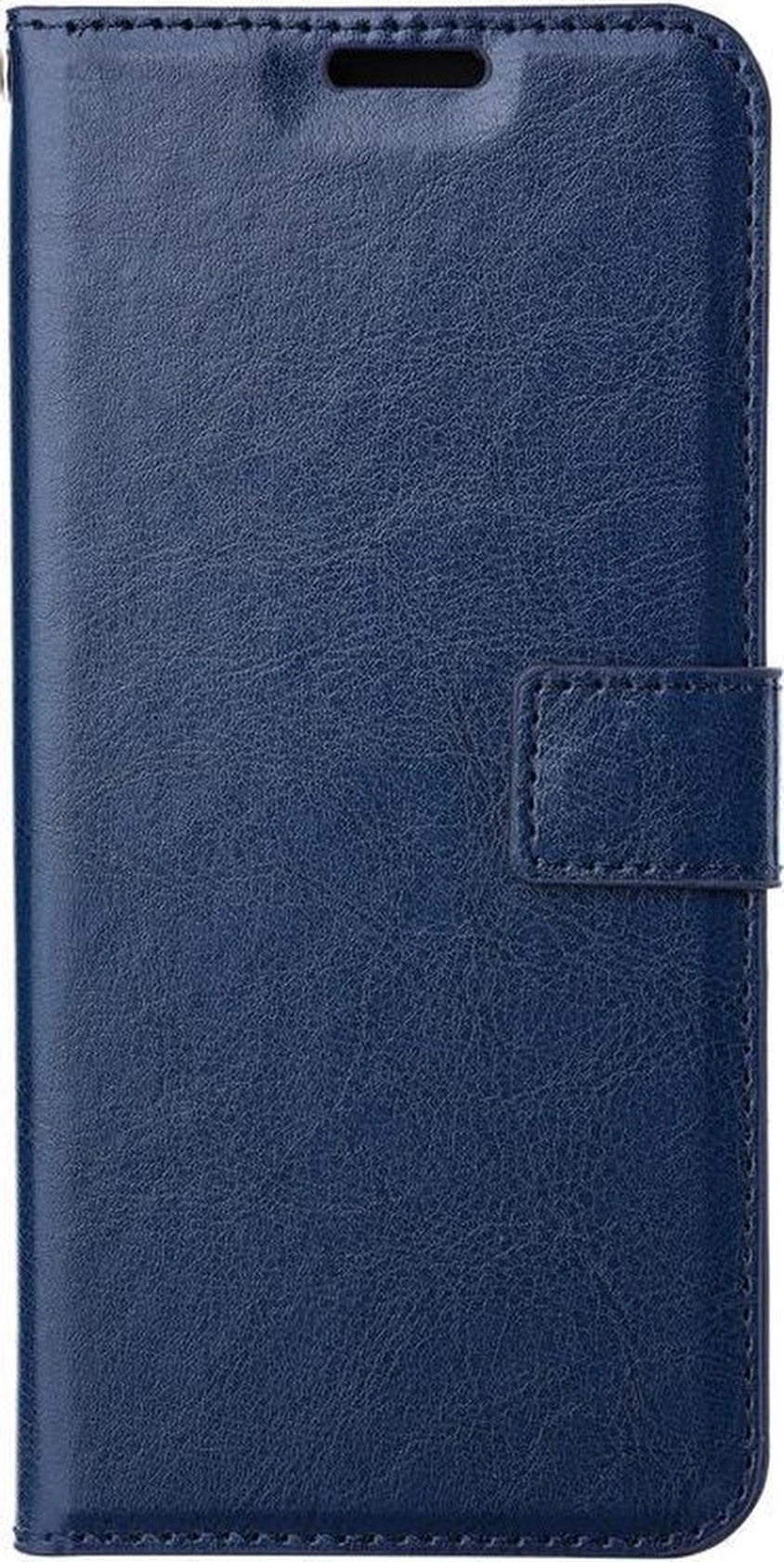 Samsung Galaxy A22 4G Hoesjes – Portemonnee Hoes – 2 Pack Screenprotector – Blauw