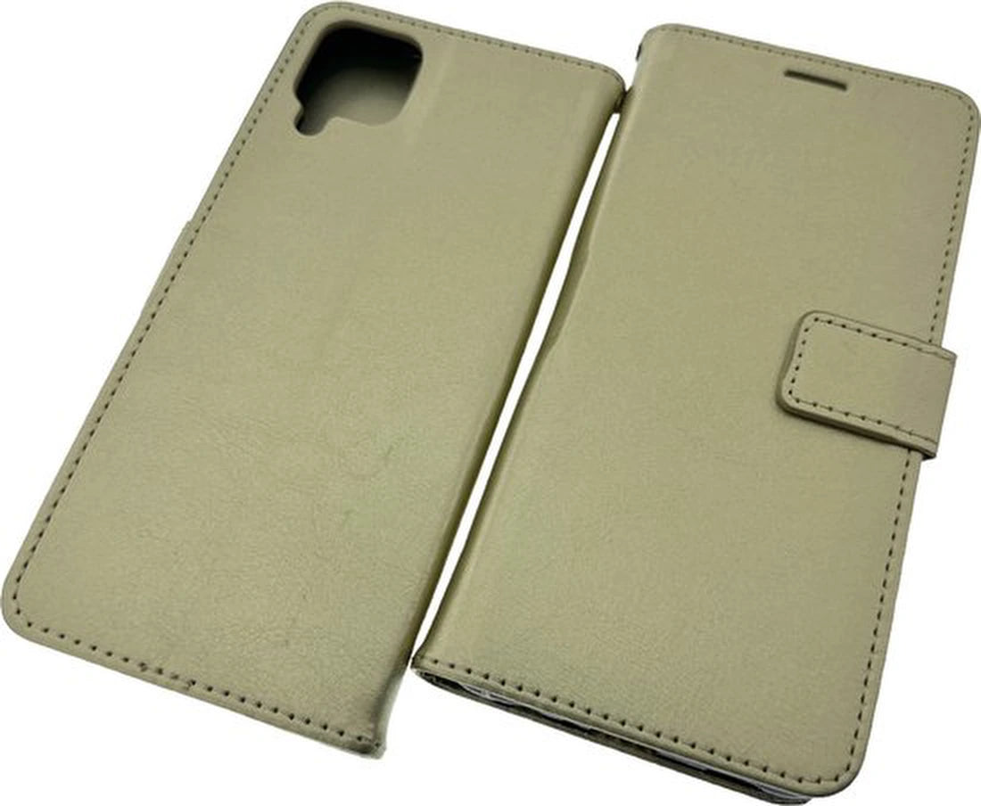 Samsung Galaxy A22 4G / M22 Hoesjes – Portemonnee Book Case – Pasjeshouder – Magneetsluiting – Goud