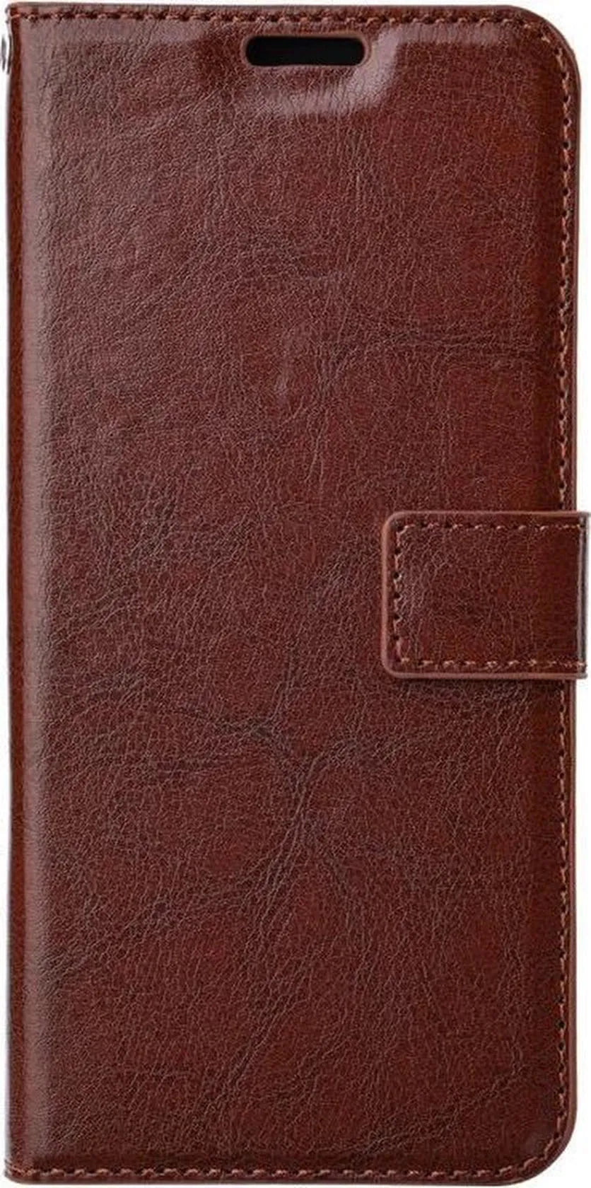 Motorola Edge 20 Pro Hoesjes – Portemonnee Book Case – Pasjeshouder – Magneetsluiting – Bruin-Ilumina Benelux
