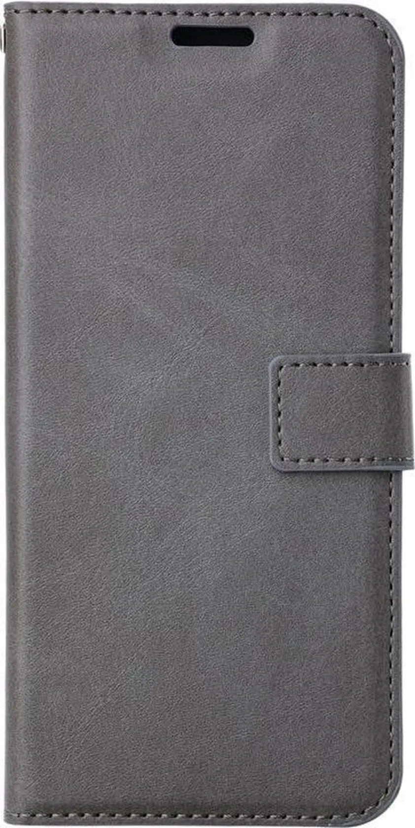 Motorola Edge 20 Pro Hoesjes – Portemonnee Book Case – Pasjeshouder – Magneetsluiting – Grijs-Ilumina Benelux
