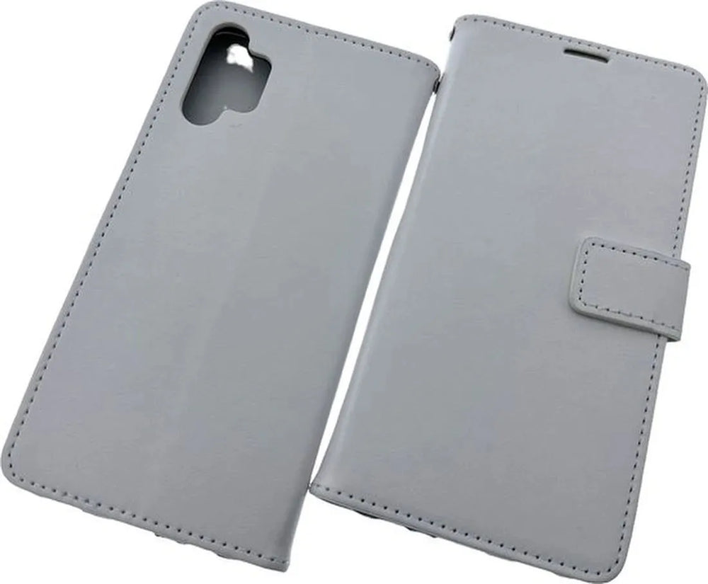 Samsung Galaxy A13 5G / A04s Hoesjes – Portemonnee Book Case – Pasjeshouder – Magneetsluiting – Wit-Ilumina Benelux