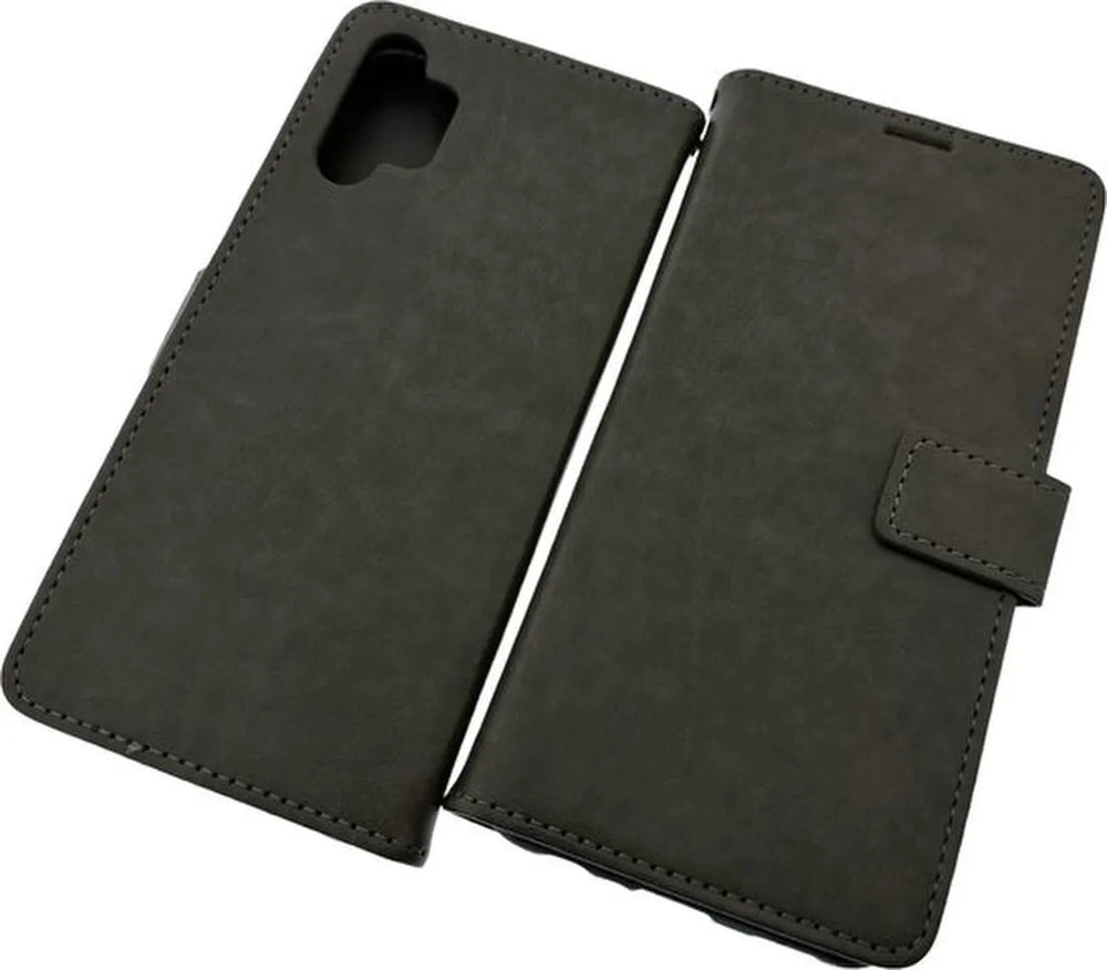 Samsung Galaxy A13 5G / A04s Hoesjes – Portemonnee Book Case – Pasjeshouder – Magneetsluiting – Grijs-Ilumina Benelux