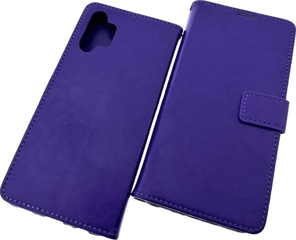 Samsung Galaxy A13 5G Hoesjes – Portemonnee Book Case – Pasjeshouder – Magneetsluiting – Paars-Ilumina Benelux