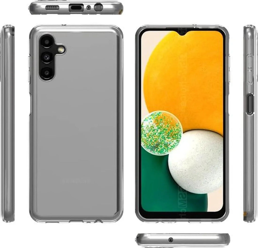 Samsung Galaxy A13 5G Hoesjes – Siliconen Backcover + 2x Screenprotector Gehard Glas – Anti Kras – Zwart-Ilumina Benelux