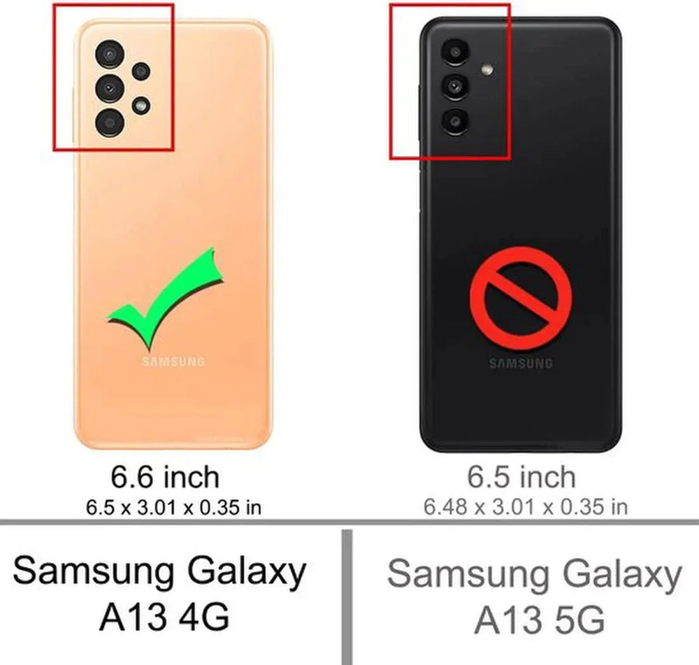 Samsung Galaxy A13 4G Hoesjes – Siliconen Backcover – Schokbestendig – 2 Pack Gehard Glas Screenprotector – Transparant-Ilumina Benelux