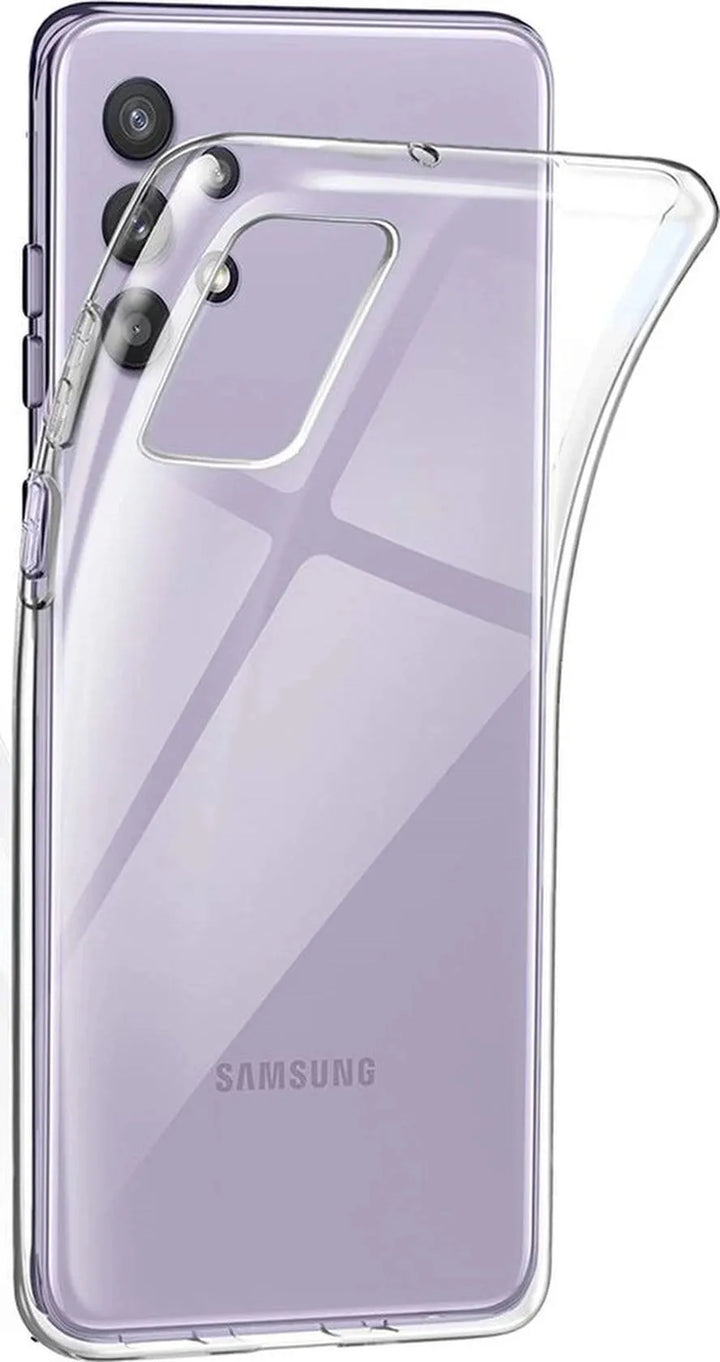 Samsung Galaxy A32 4G Hoesjes – Transparante Siliconen Backcover – Flexibel – Schokbestendig-Ilumina Benelux