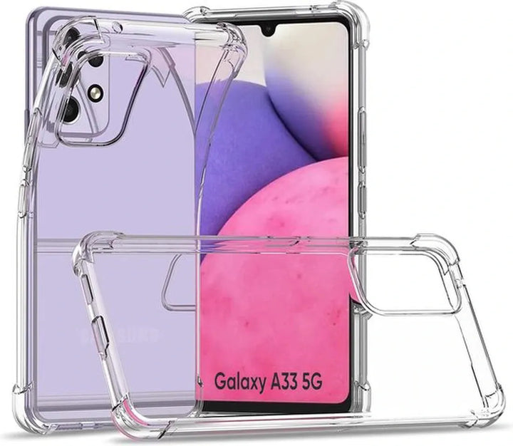 Samsung Galaxy A33 5G Hoesjes – Siliconen Backcover – Schokbestendig – Flexibel – Transparant-Ilumina Benelux
