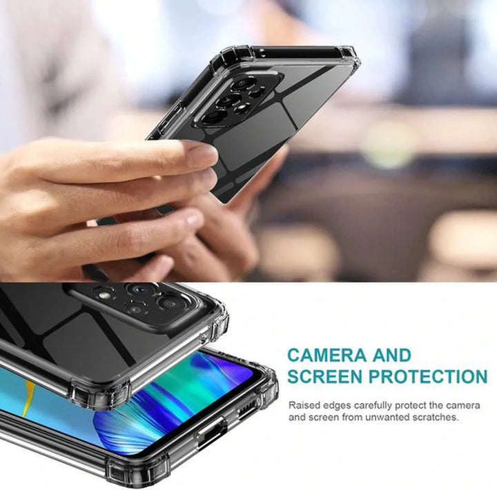 Samsung Galaxy A53 Hoesjes – Transparante Siliconen Backcover – Flexibel – Schokbestendig-Ilumina Benelux