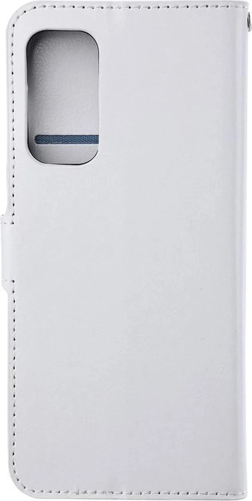 Oppo Reno 6 Pro 5G Hoesjes – Portemonnee Book Case – Magneetsluiting – 2x Glazen Screenprotector – Wit-Ilumina Benelux