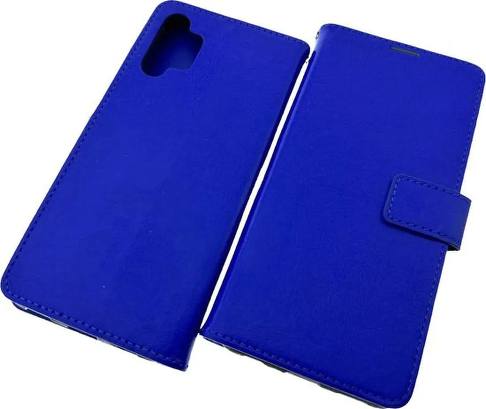 Samsung Galaxy A13 4G Hoesjes – Portemonnee Hoes – 2 Pack Screenprotector – Pasjeshouder – Blauw-Ilumina Benelux