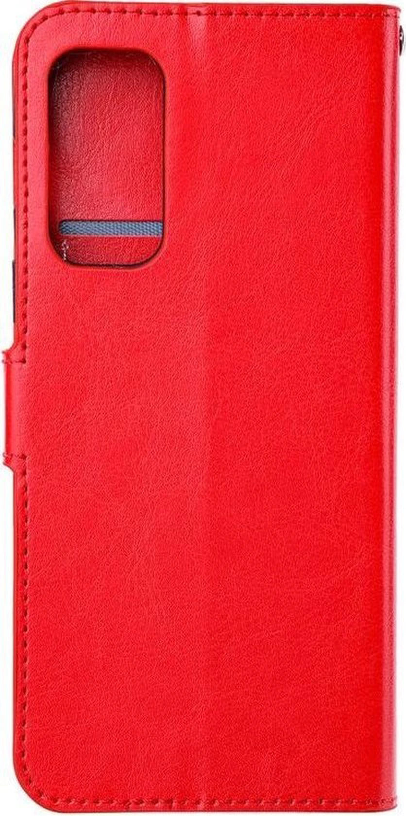 Motorola Moto G31/G41 Hoesjes – Portemonnee Book Case – Pasjeshouder – 2x Screenprotector – Rood
