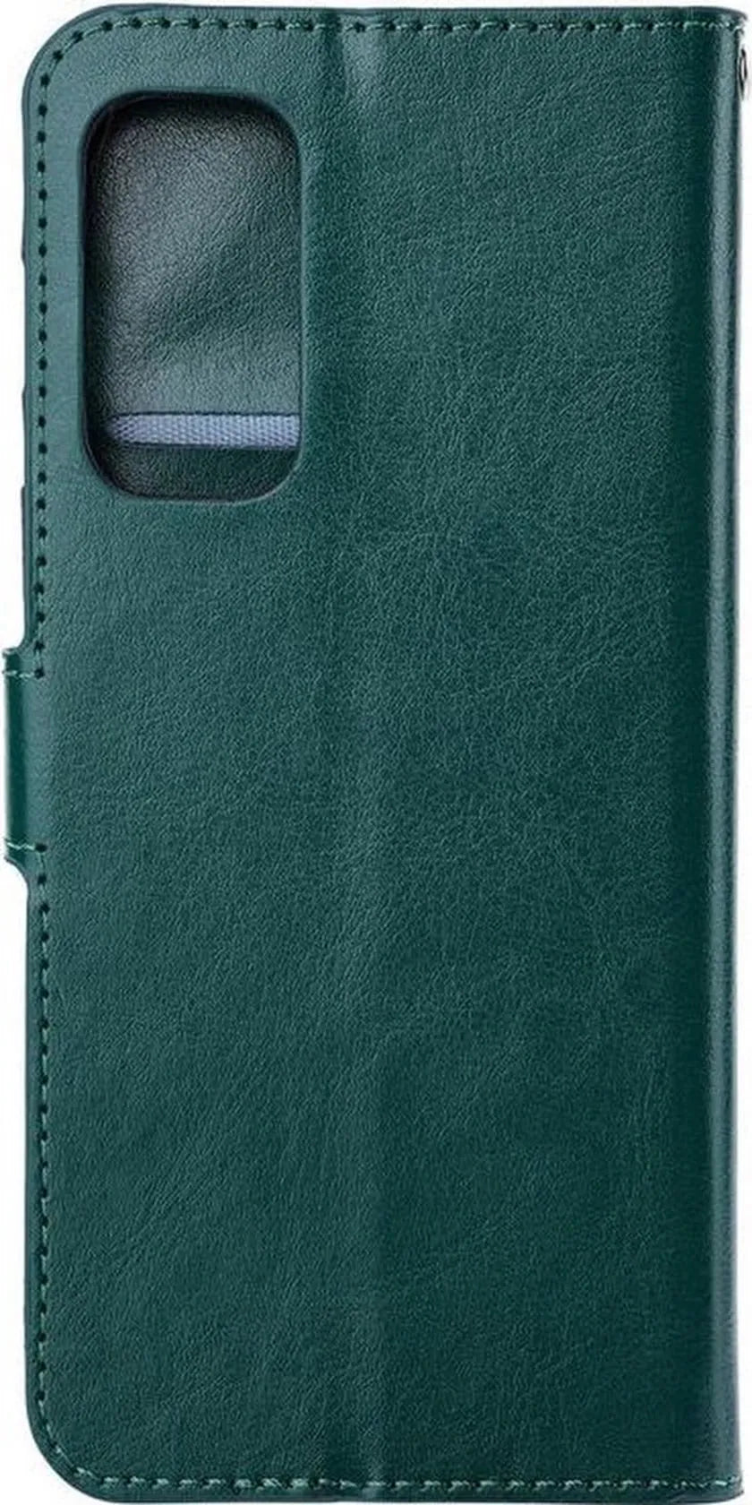 Motorola Moto G51 5G Hoesjes – Portemonnee Book Case – Magneetsluiting – 2x Screenprotector – Groen-Ilumina Benelux