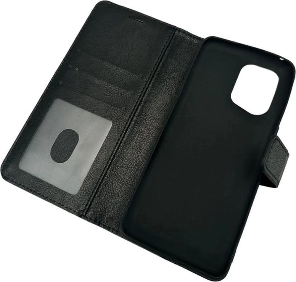 Oppo Find X5 Pro Hoesjes – Portemonnee Book Case – Pasjeshouder – Magneetsluiting – Zwart-Ilumina Benelux