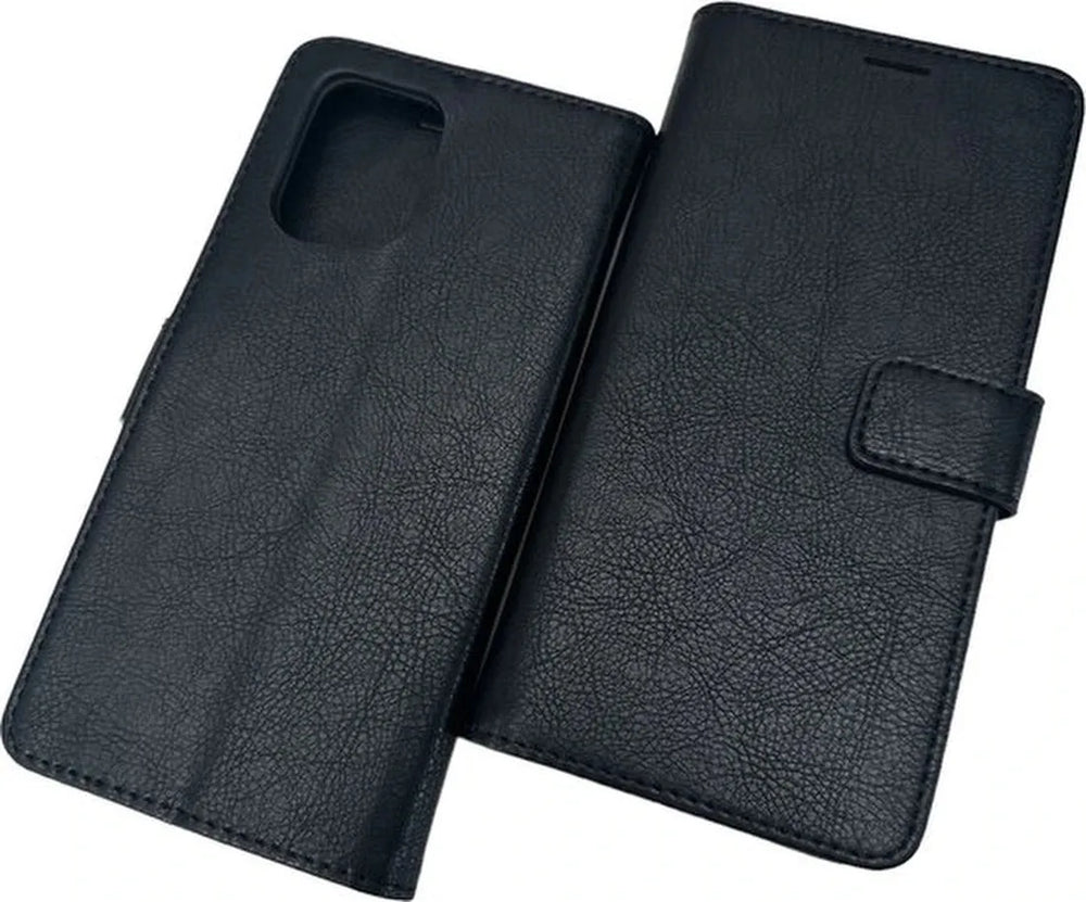 Oppo Find X5 Pro Hoesjes – Portemonnee Book Case – Pasjeshouder – Magneetsluiting – Zwart-Ilumina Benelux