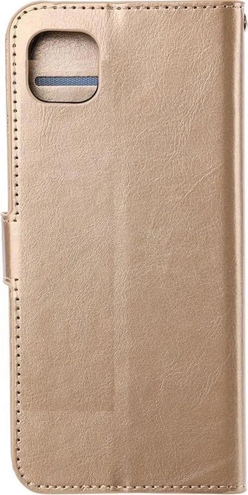 iPhone 13 Mini Hoesjes – Portemonnee Book Case – Pasjeshouder – 2x Screenprotector Gehard Glas – Goud-Ilumina Benelux