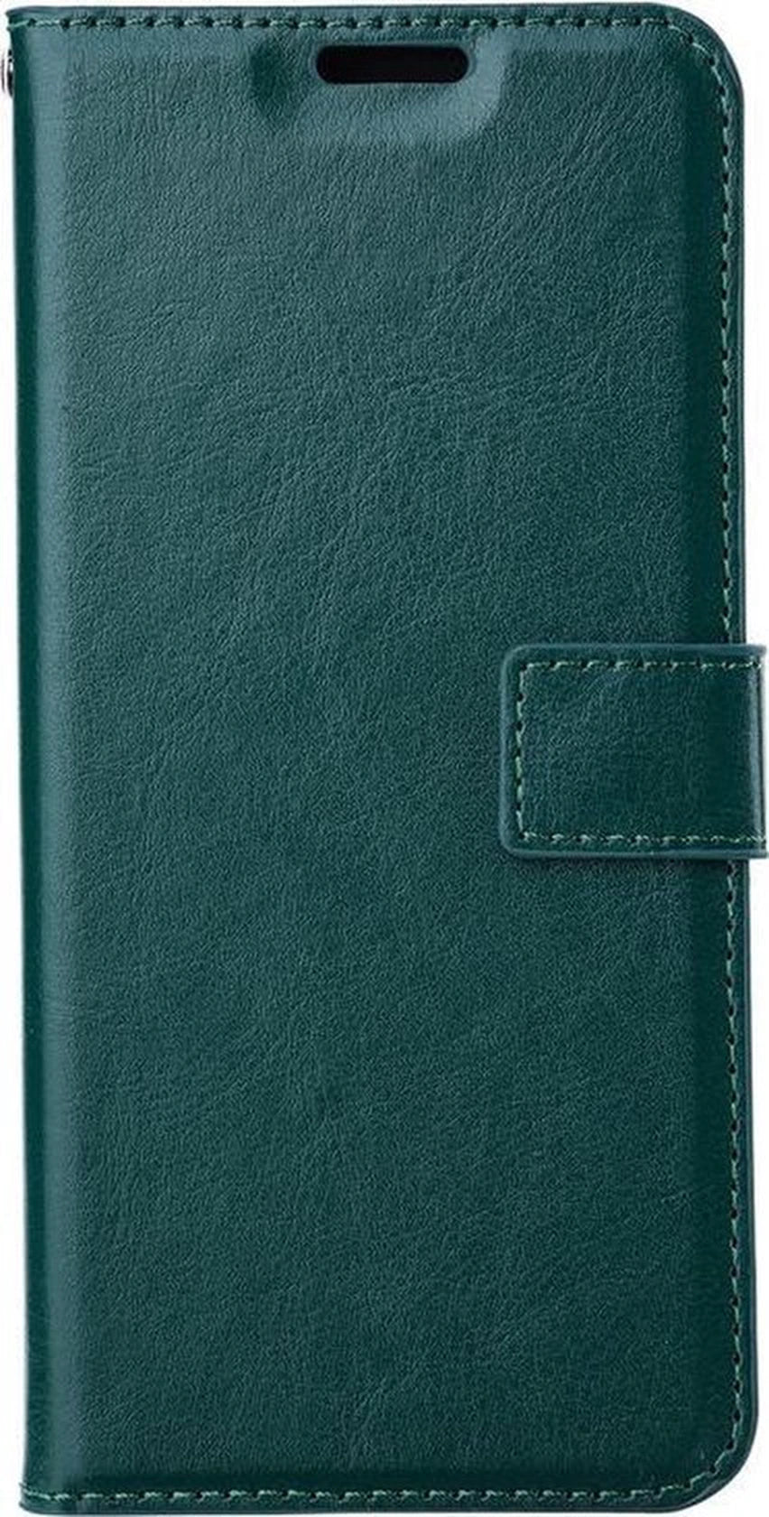 iPhone 12 Pro Max Hoesjes – Portemonnee Book Case – Pasjeshouder – Magneetsluiting – Groen-Ilumina Benelux