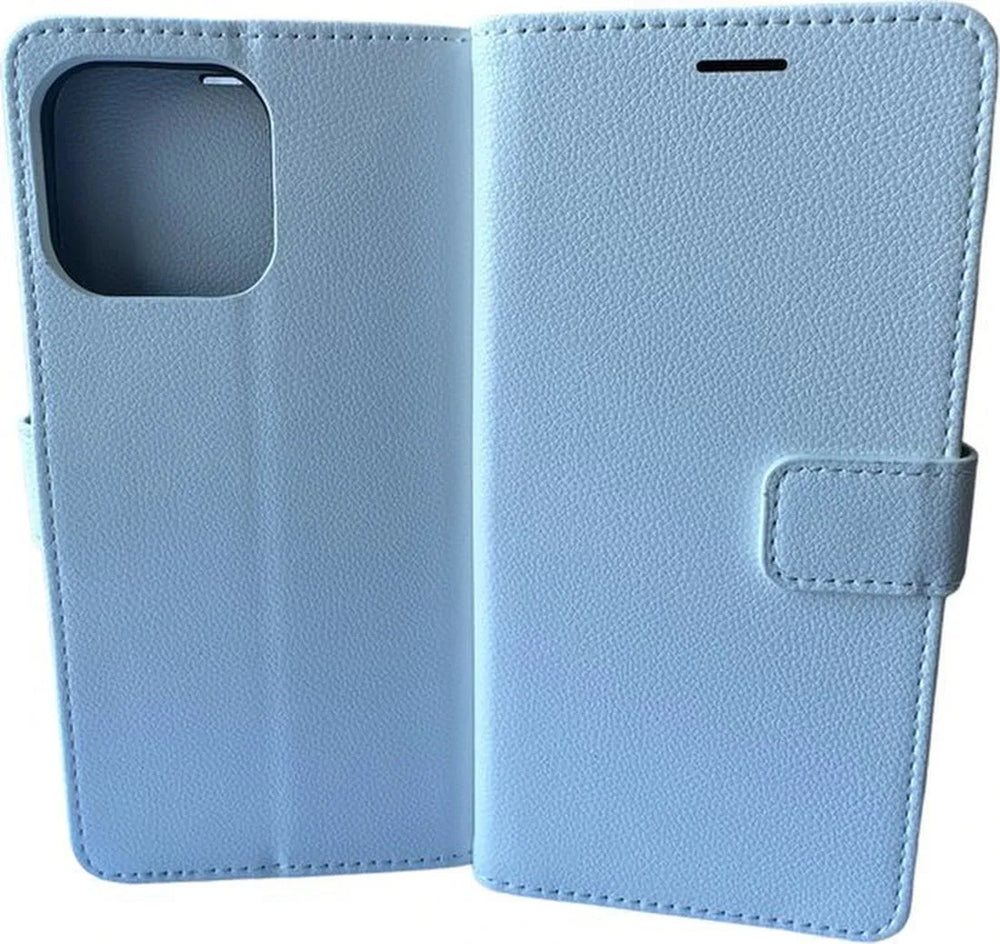 iPhone 14 Pro Max Hoesjes – Portemonnee Book Case – Pasjeshouder – Magneetsluiting – Wit-Ilumina Benelux