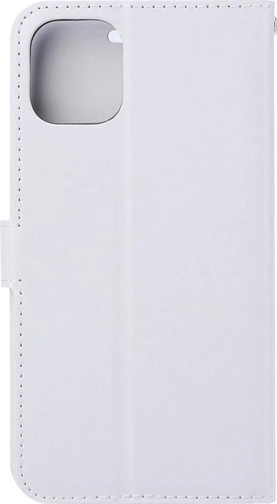 iPhone 12 Hoesjes – Portemonnee Book Case – Pasjeshouder – Magneetsluiting – Wit-Ilumina Benelux
