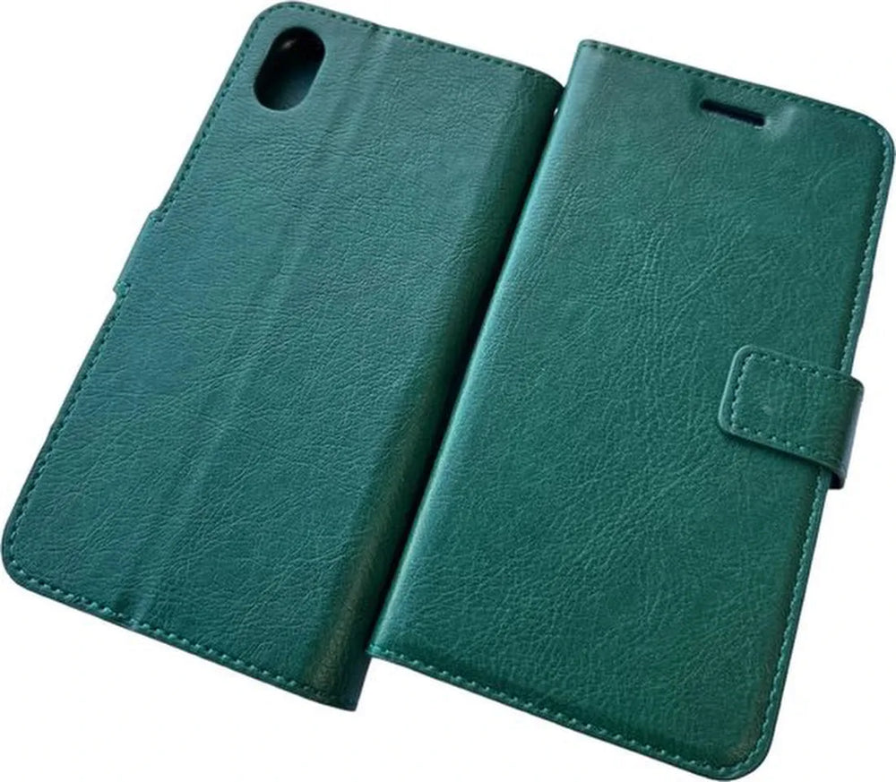 iPhone Xs Max Hoesjes – Portemonnee Book Case – Pasjeshouder – Magneetsluiting – Groen-Ilumina Benelux
