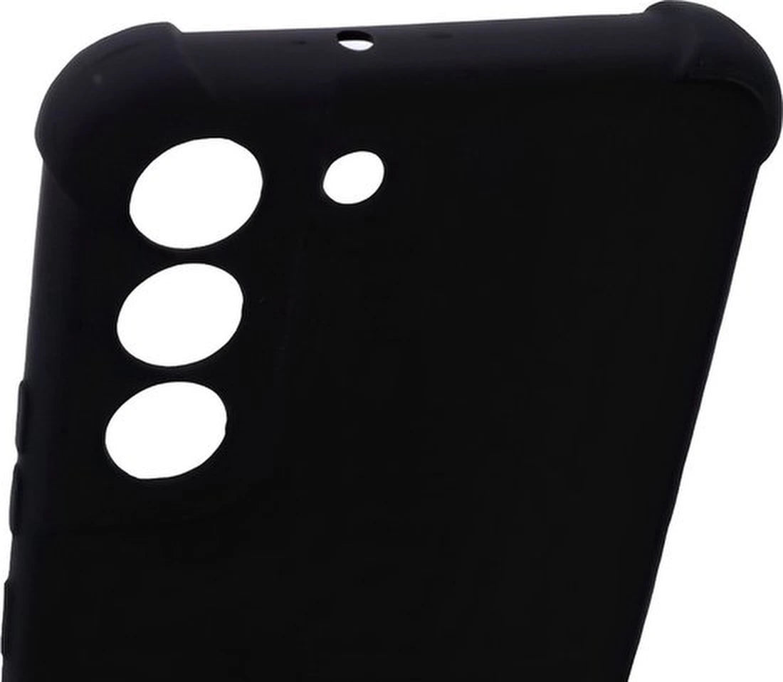 Samsung Galaxy A54 Hoesjes – Anti-Shock Siliconen Backcover – Inclusief 3x Screenprotector Gehard Glas – Zwart