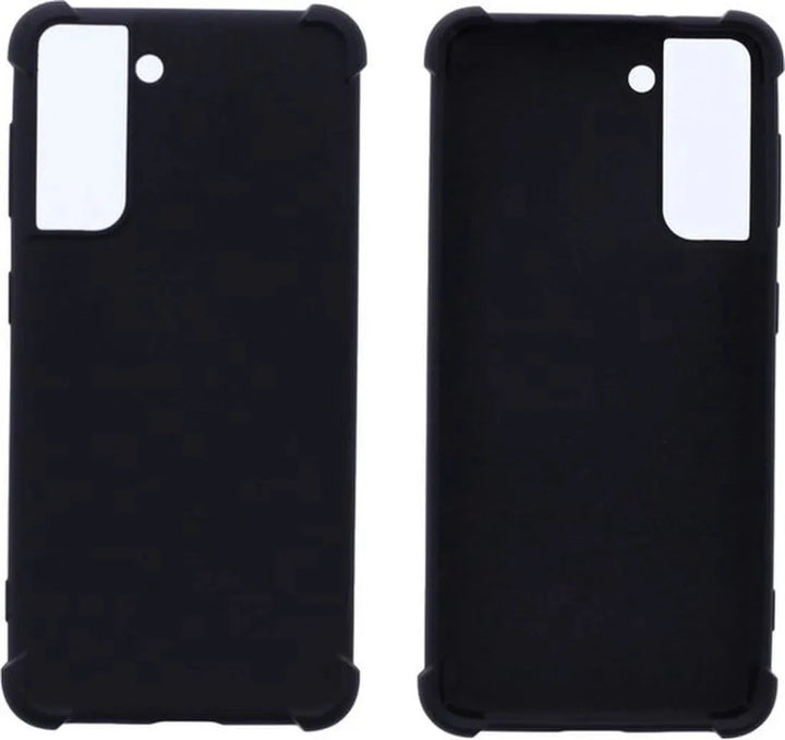 Samsung Galaxy S21 Hoesjes – Siliconen Backcover – Flexibel – Schokbestendig – Zwart-Ilumina Benelux