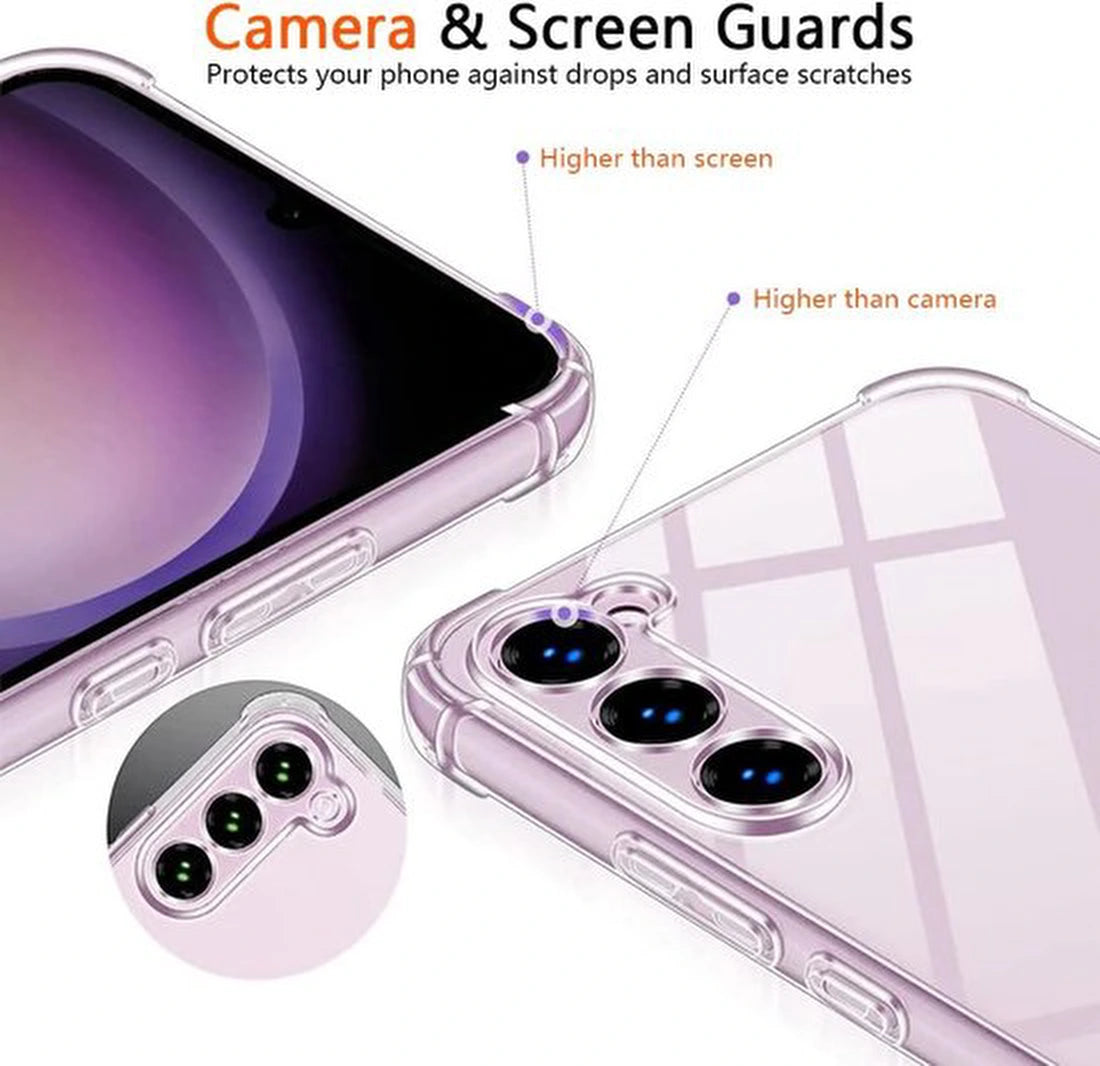 Samsung Galaxy S23 Hoesjes – Siliconen Backcover – Schokbestendig – Flexibel – Transparant