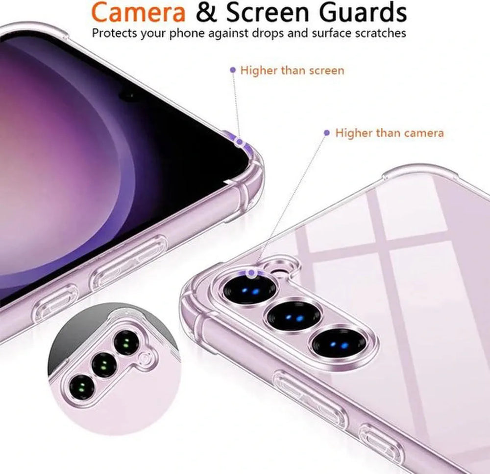 Samsung Galaxy S23 Hoesjes – Siliconen Backcover – Schokbestendig – Flexibel – Transparant-Ilumina Benelux