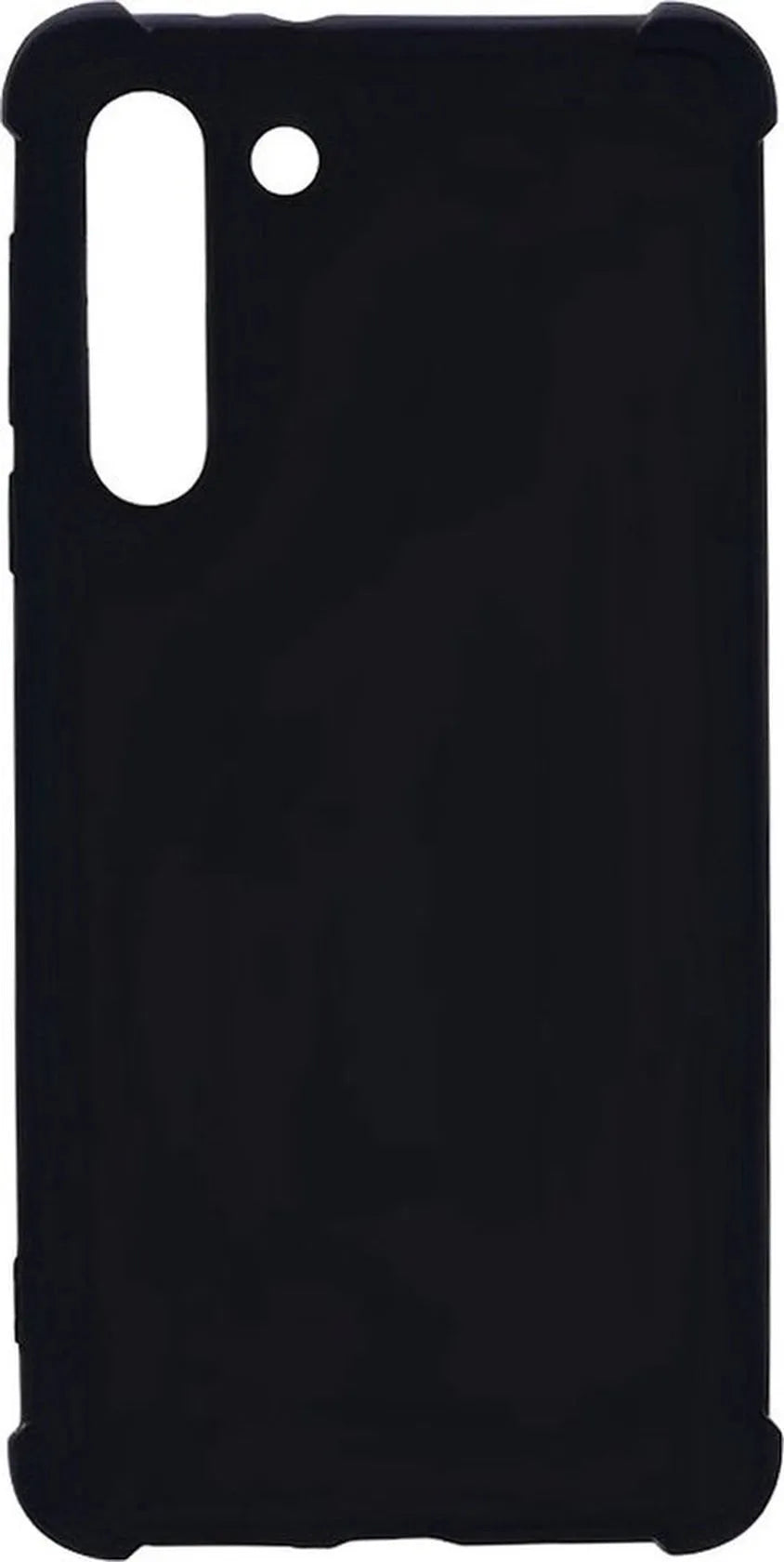 Samsung Galaxy S23 Hoesjes – Anti-Shock Siliconen Backcover – Inclusief 3x Screenprotector Gehard Glas – Zwart-Ilumina Benelux