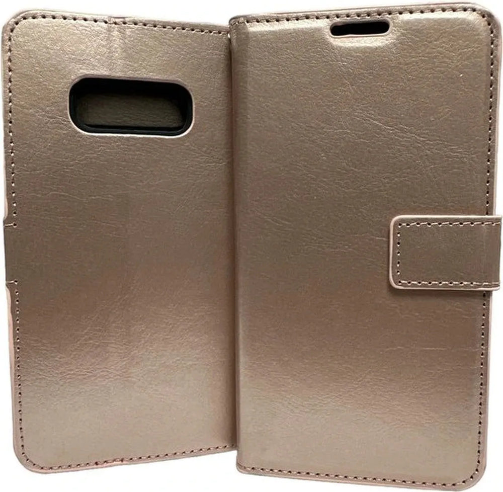 Samsung Galaxy S10E Hoesjes – Portemonnee Book Case – Pasjeshouder – Magneetsluiting – Roségoud-Ilumina Benelux