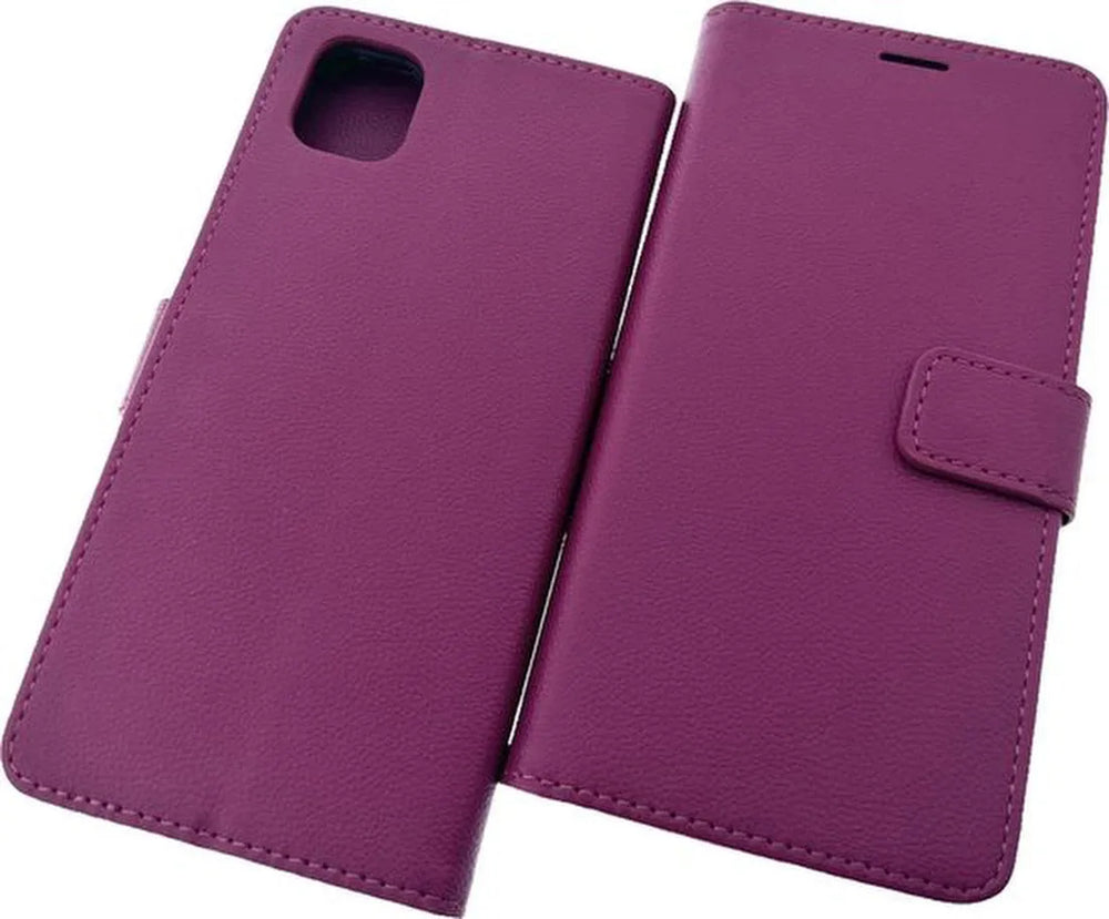 Samsung Galaxy A04 Hoesjes – Portemonnee Book Case – Pasjeshouder – Magneetsluiting – Roze-Ilumina Benelux