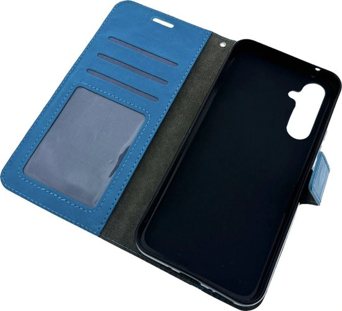 Samsung Galaxy A25 Hoesjes – Portemonnee Book Case – Pasjeshouder – Magneetsluiting – Turquoise