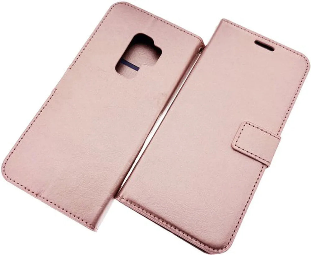 Samsung Galaxy S9 Hoesjes – Portemonnee Book Case – Pasjeshouder – Magneetsluiting – Roségoud-Ilumina Benelux