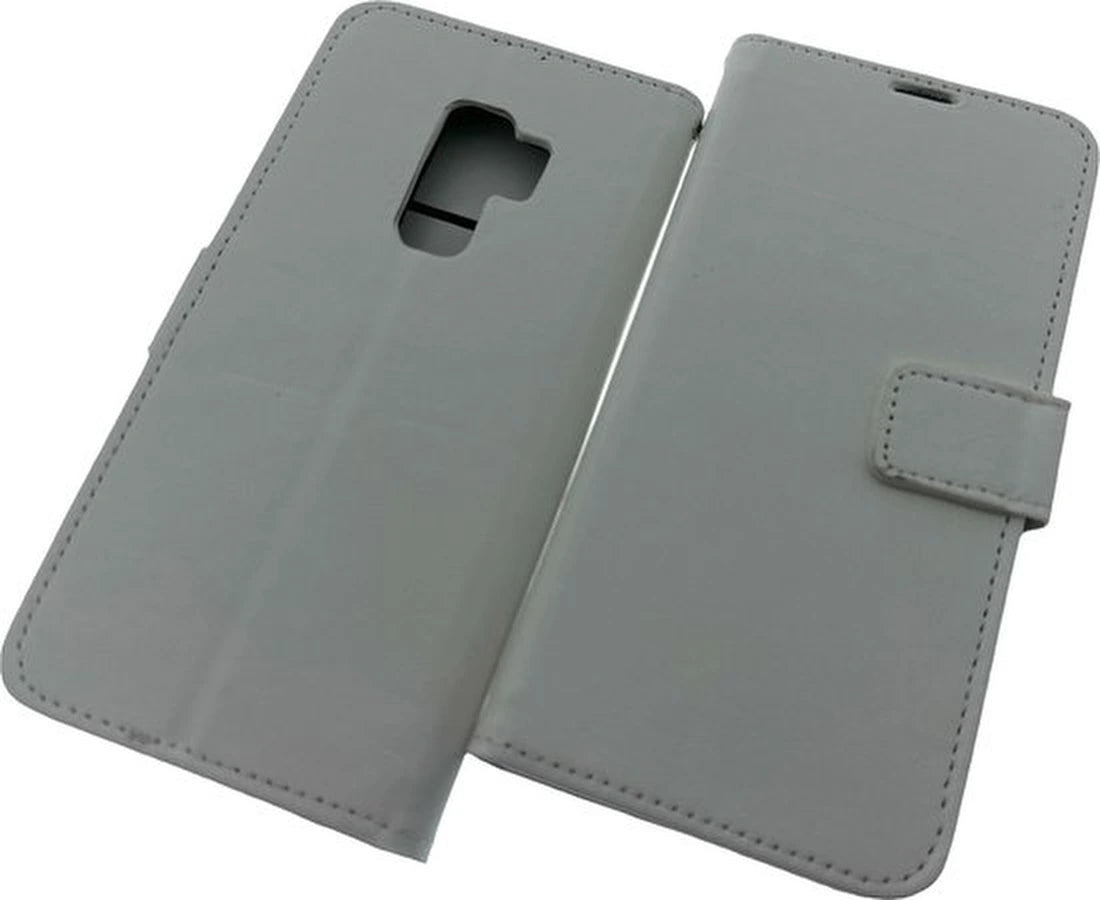 Portemonnee Book Case Hoesje Geschikt voor: Samsung Galaxy S9 Plus - Wit