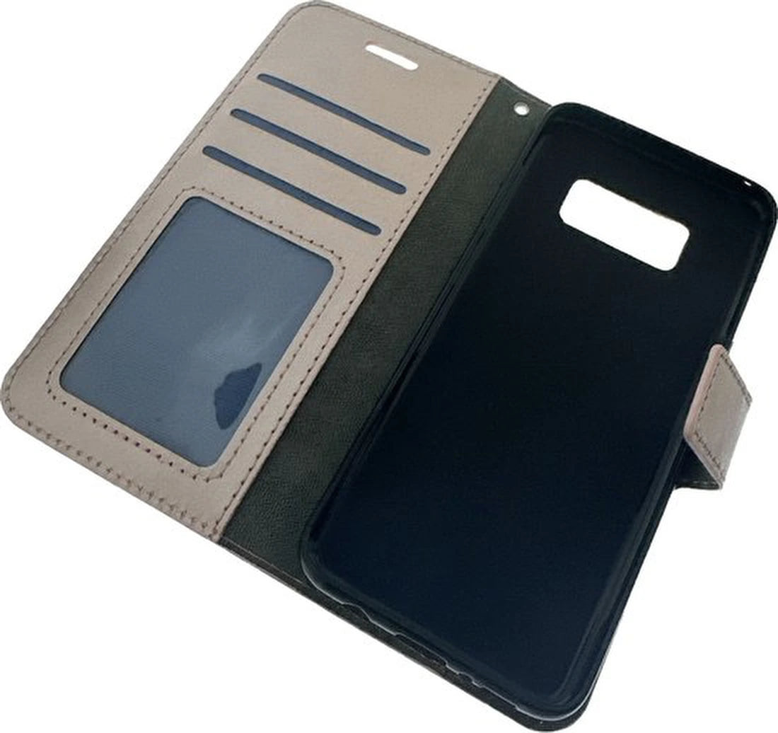 Portemonnee Book Case Hoesje Geschikt voor: Samsung Galaxy S8 - Roségoud