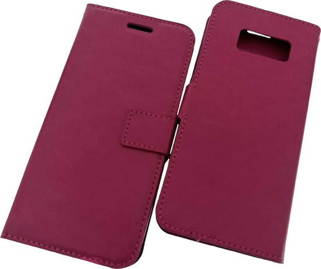 Portemonnee Book Case Hoesje Geschikt voor: Samsung Galaxy S8 - Roze