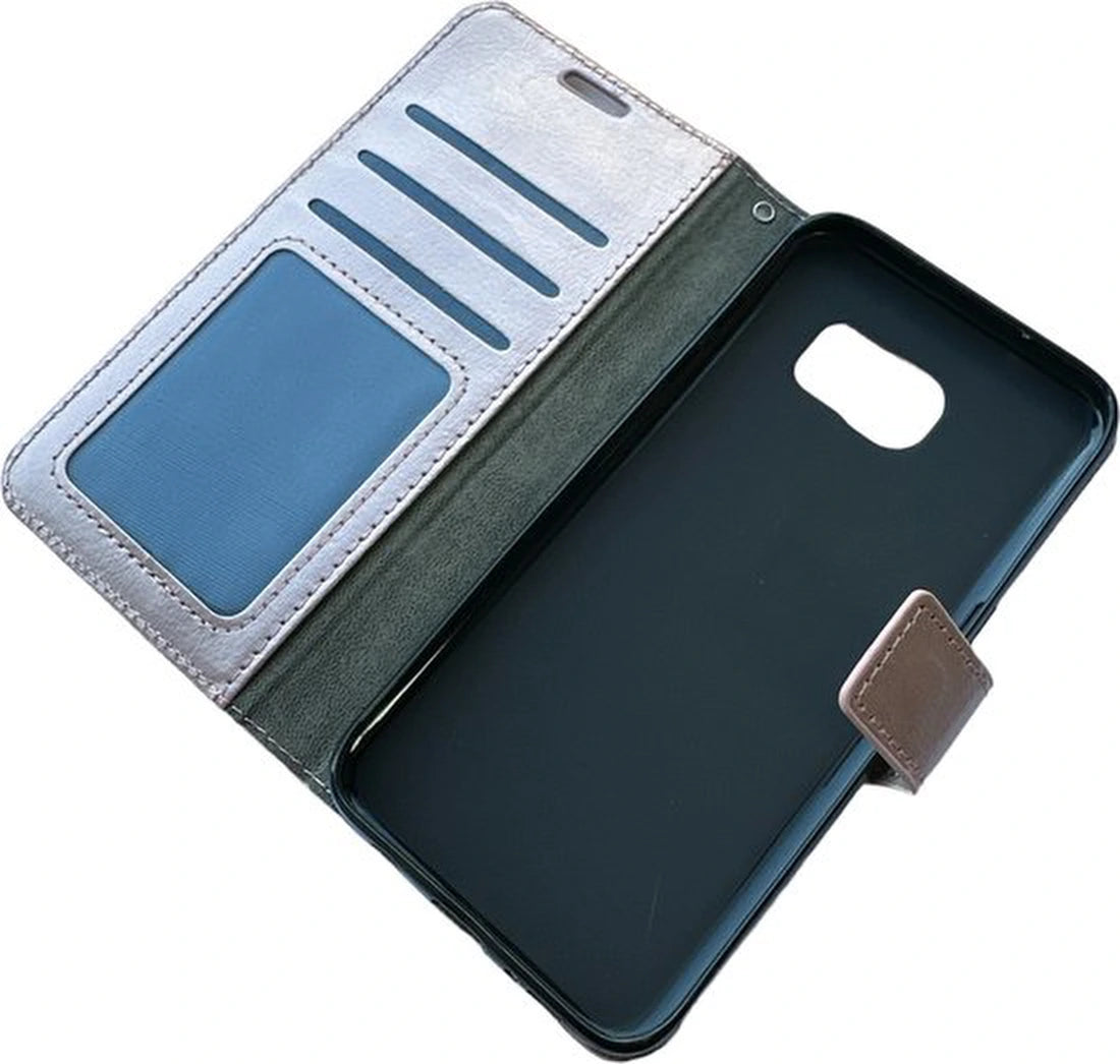 Portemonnee Book Case Hoesje Geschikt voor: Samsung Galaxy S8 Plus - Roségoud