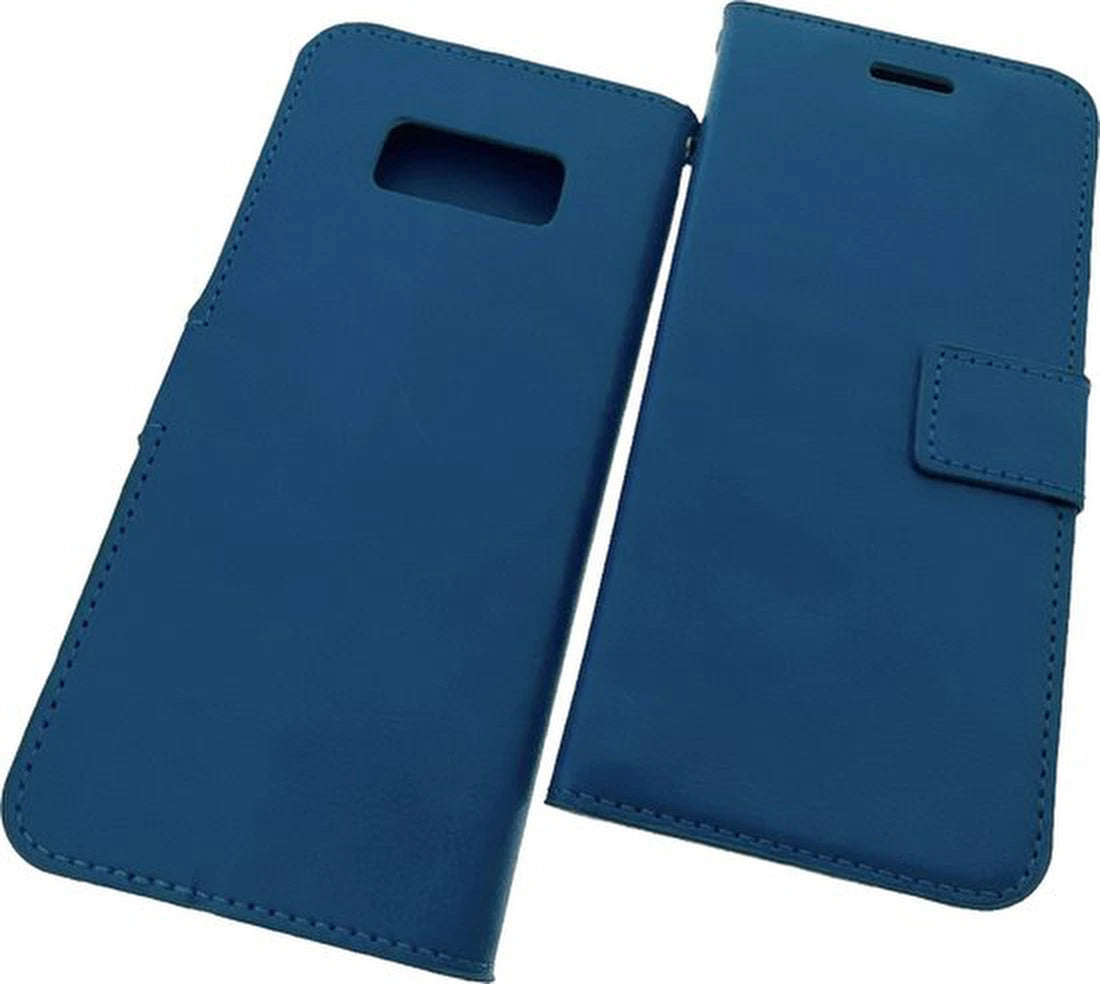 Portemonnee Book Case Hoesje Geschikt voor: Samsung Galaxy S8 Plus - Turquoise