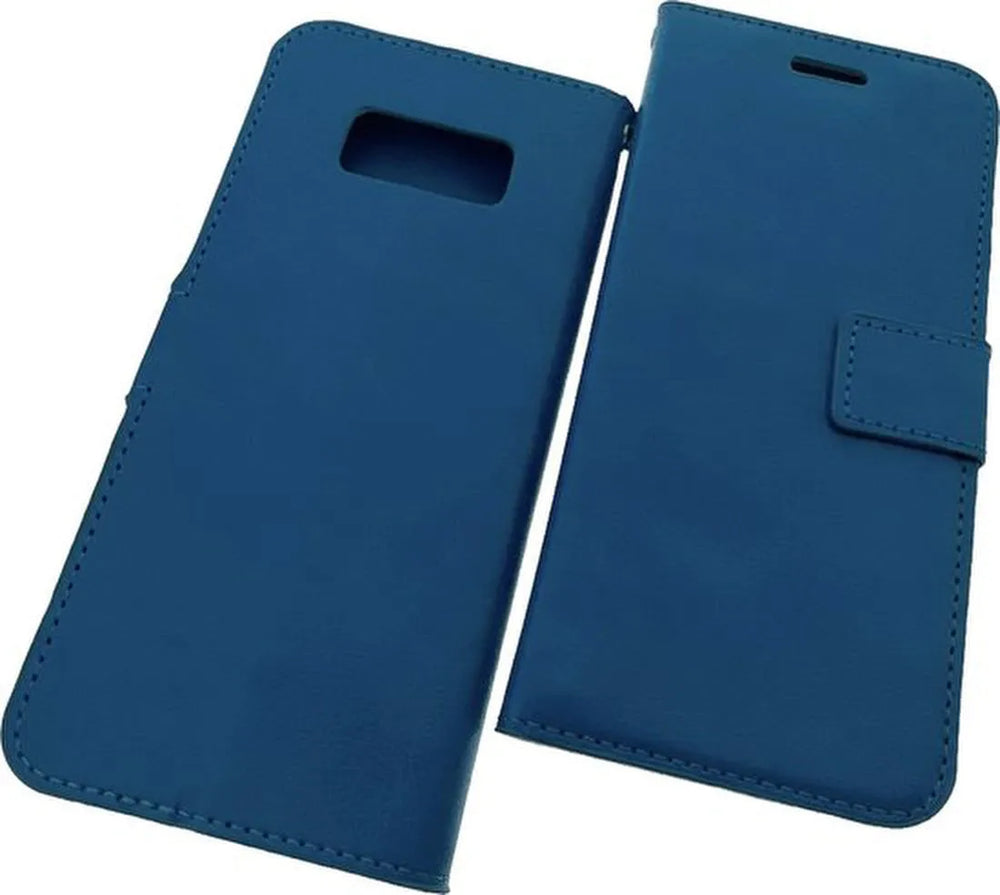 Samsung Galaxy S8 Plus Hoesjes – Portemonnee Book Case – Pasjeshouder – Magneetsluiting – Turquoise-Ilumina Benelux