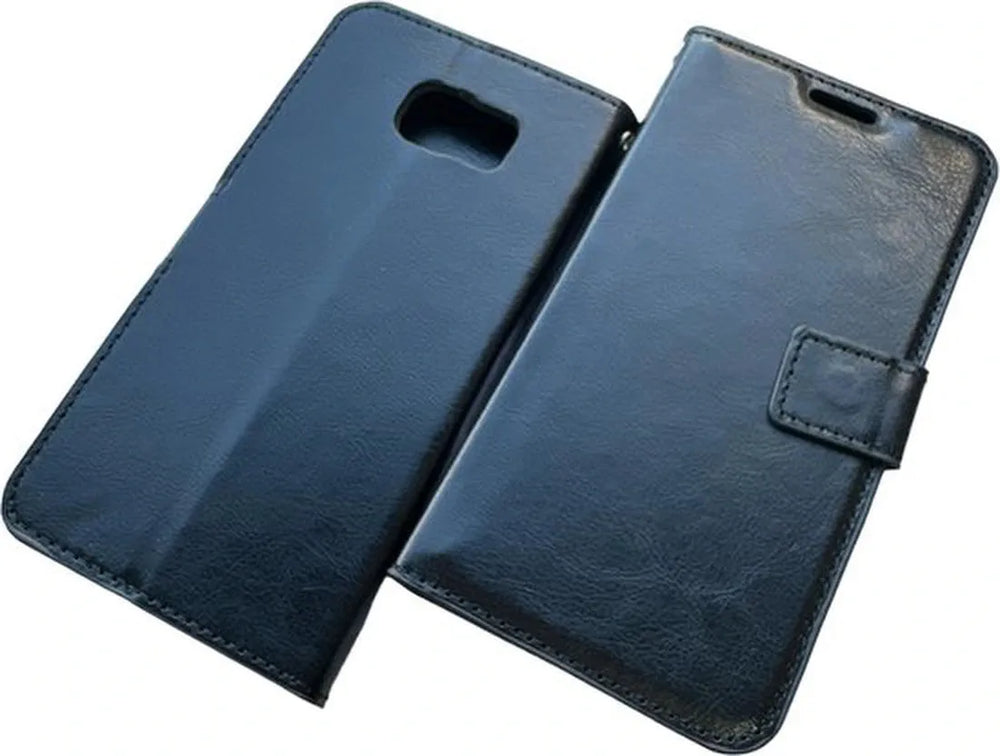 Samsung Galaxy S7 Edge Hoesjes – Portemonnee Book Case – Pasjeshouder – Magneetsluiting – Zwart-Ilumina Benelux