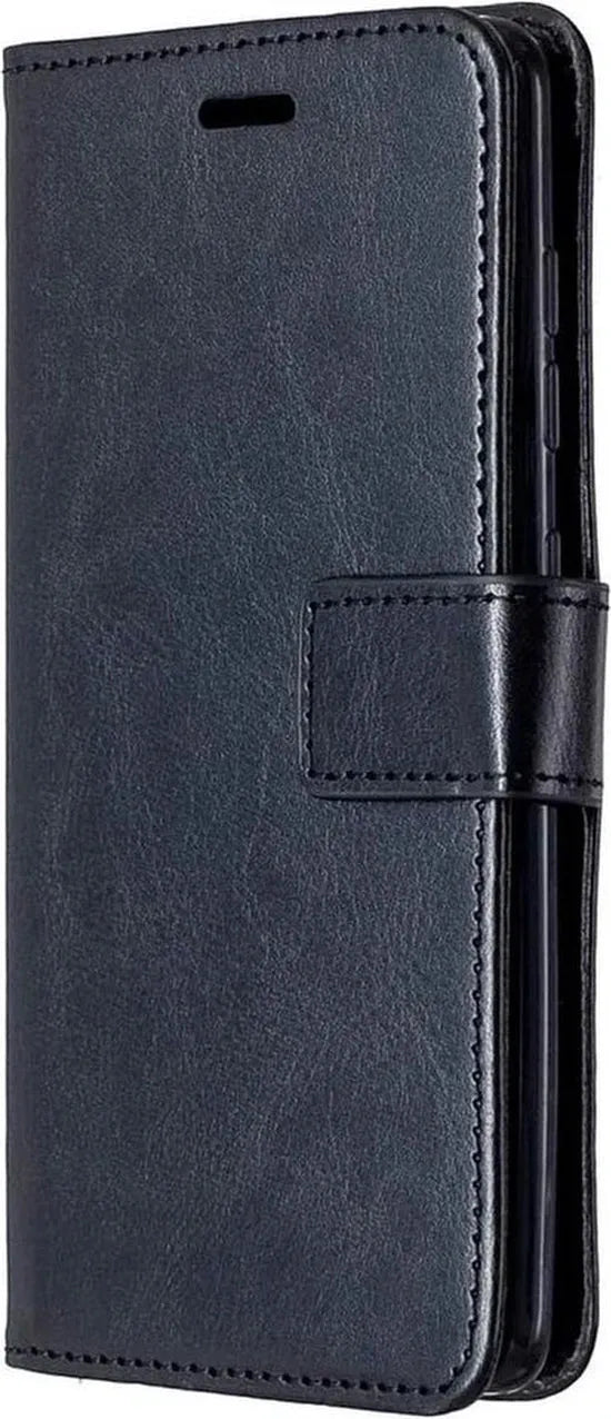 Samsung Galaxy A31 Hoesjes – Portemonnee Book Case – Pasjeshouder – Magneetsluiting – Zwart-Ilumina Benelux