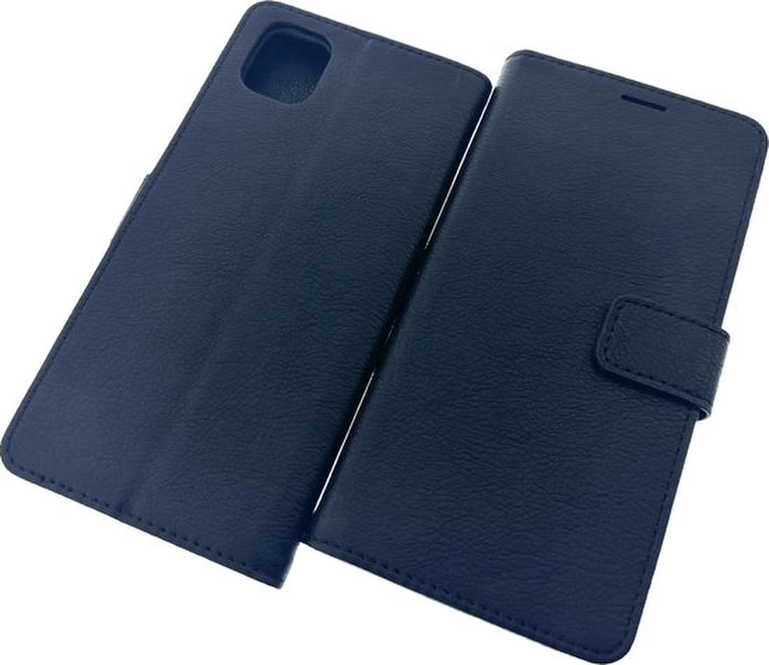 Samsung Galaxy A04 Hoesjes – Portemonnee Hoes – 2 Pack Screenprotector – Pasjeshouder – Blauw