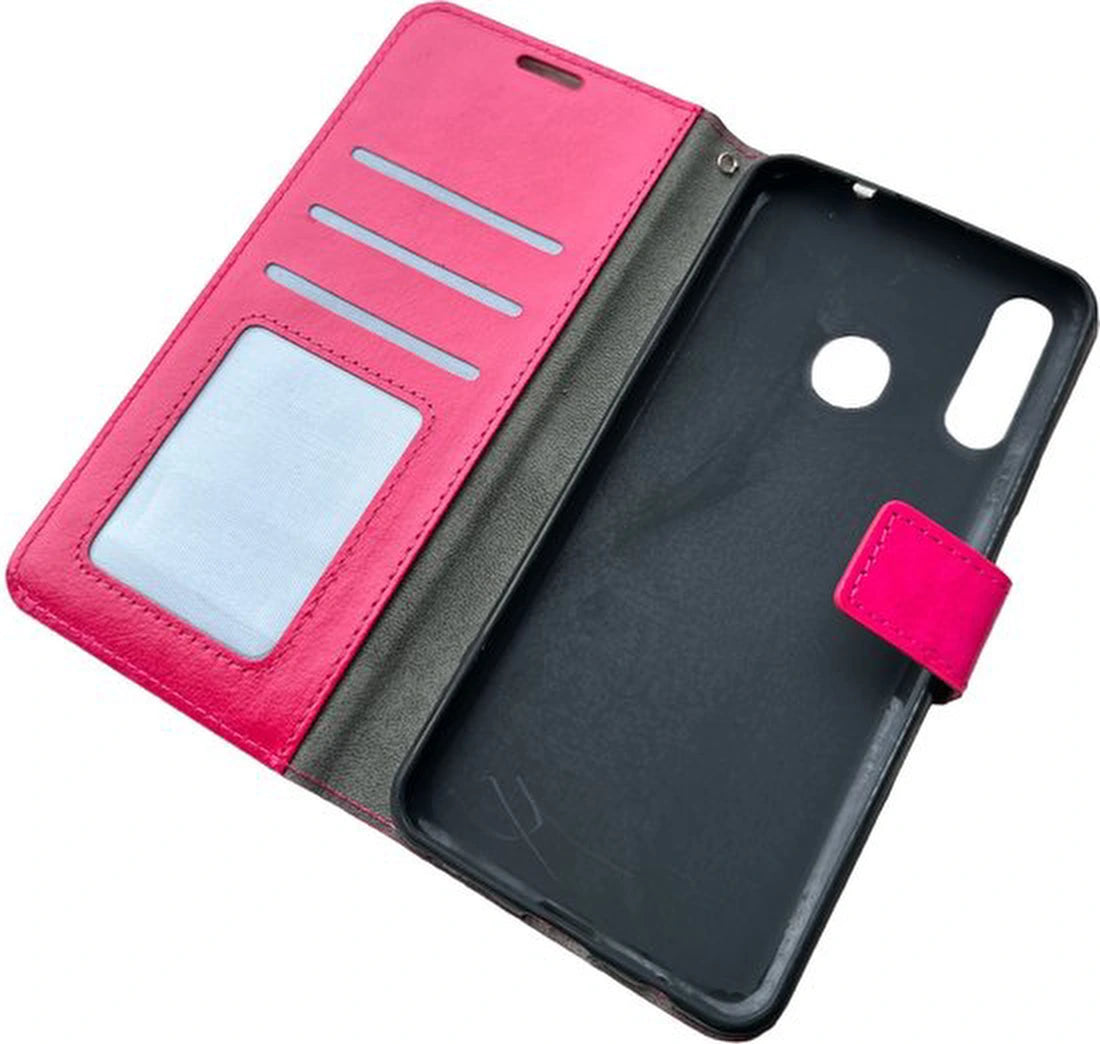 Portemonnee Book Case Hoesje Geschikt voor: Samsung Galaxy A40 - Roze