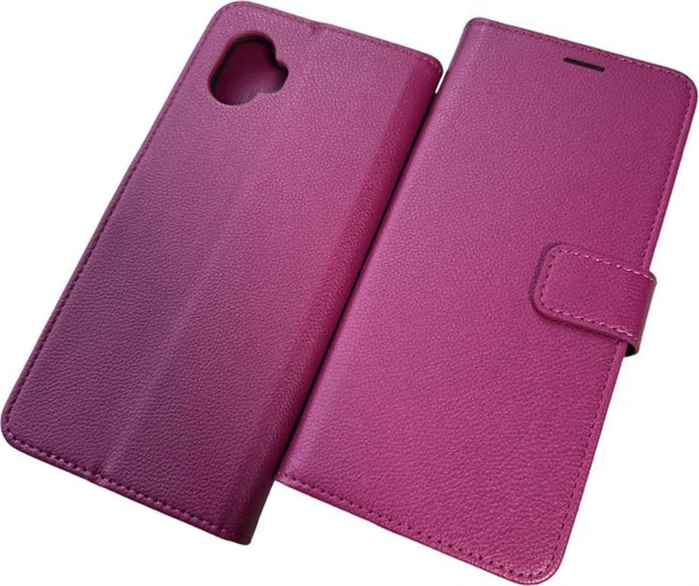 Samsung Galaxy Xcover 6 Pro Hoesjes – Portemonnee Book Case – Pasjeshouder – Magneetsluiting – Roze-Ilumina Benelux