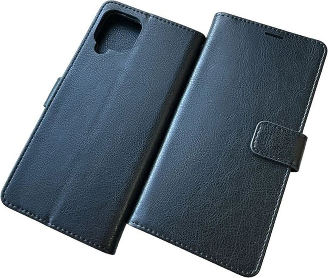 Samsung Galaxy M53 Hoesjes – Portemonnee Hoes – 2 Pack Screenprotector – Pasjeshouder – Zwart