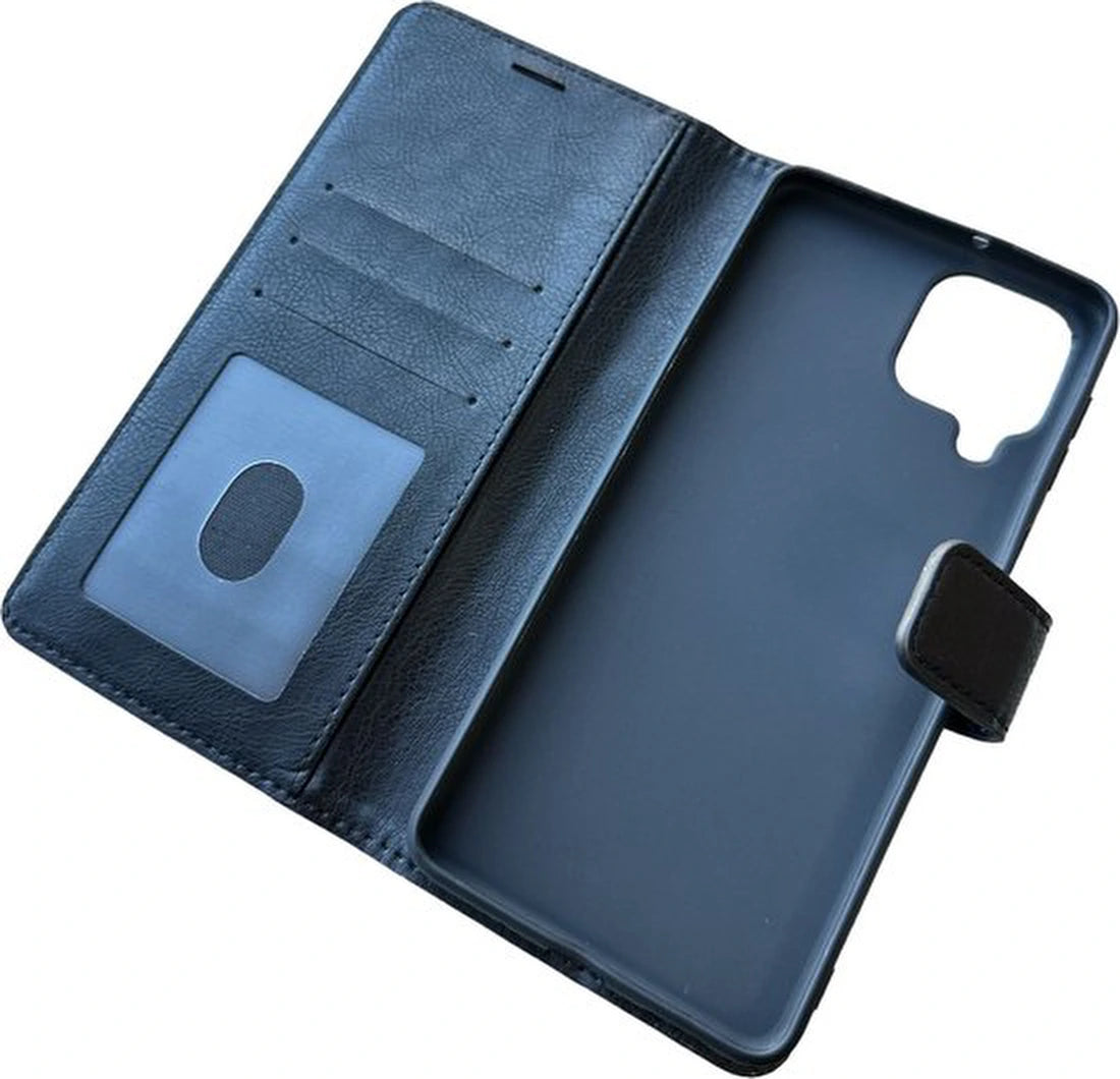 Samsung Galaxy M53 Hoesjes – Portemonnee Hoes – 2 Pack Screenprotector – Pasjeshouder – Zwart