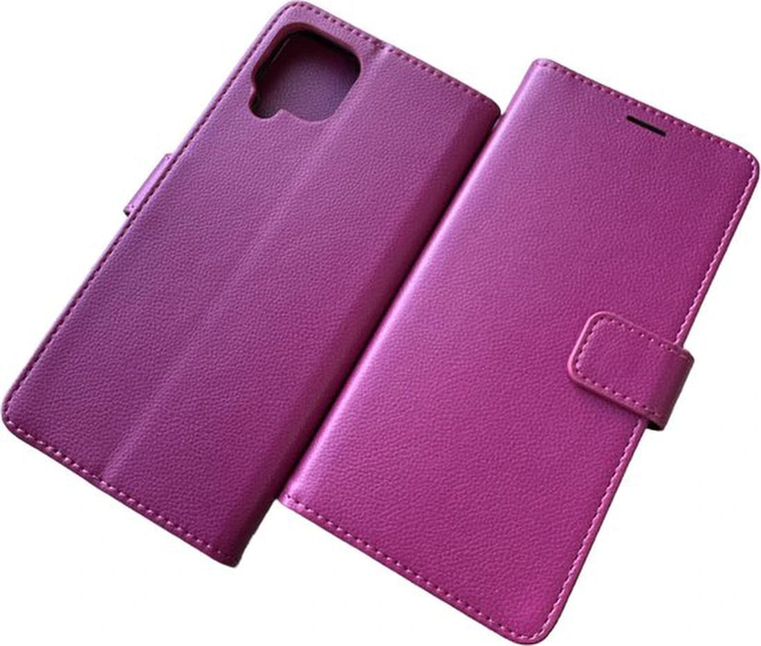 Samsung Galaxy M53 Hoesjes – Portemonnee Hoes – 2 Pack Screenprotector – Pasjeshouder – Roze