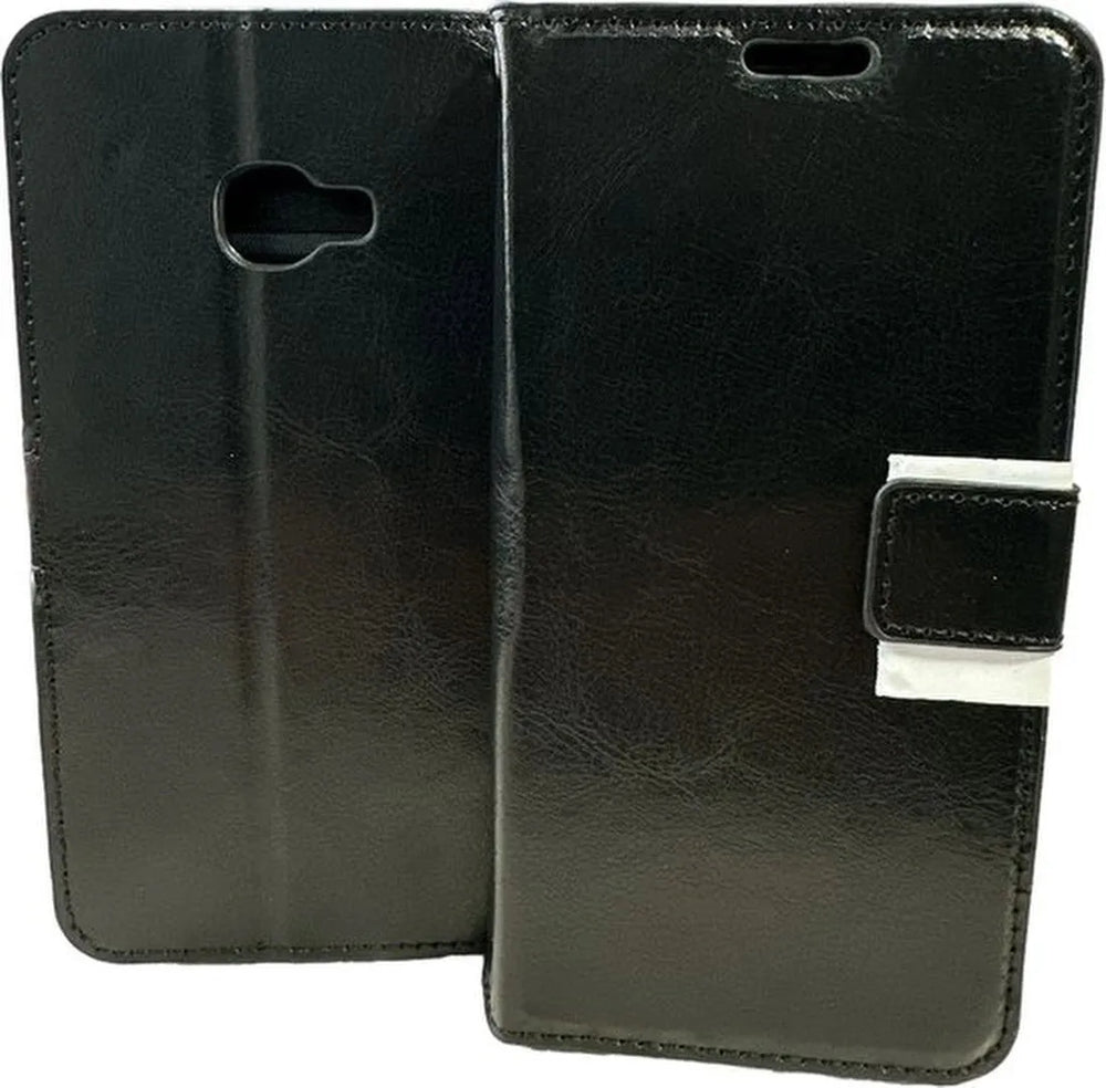 Samsung Galaxy Xcover 4/4S Hoesjes – Portemonnee Hoes – 2 Pack Screenprotector – Zwart-Ilumina Benelux