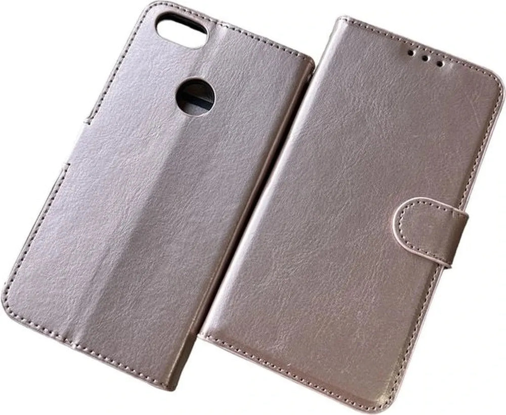 Motorola Moto E6 Play Hoesjes – Portemonnee Book Case – Pasjeshouder – Magneetsluiting – Roségoud-Ilumina Benelux