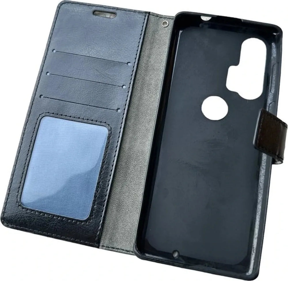 Motorola Edge Plus Hoesjes – Portemonnee Book Case – Magneetsluiting – 2x Screenprotector – Turquoise-Ilumina Benelux