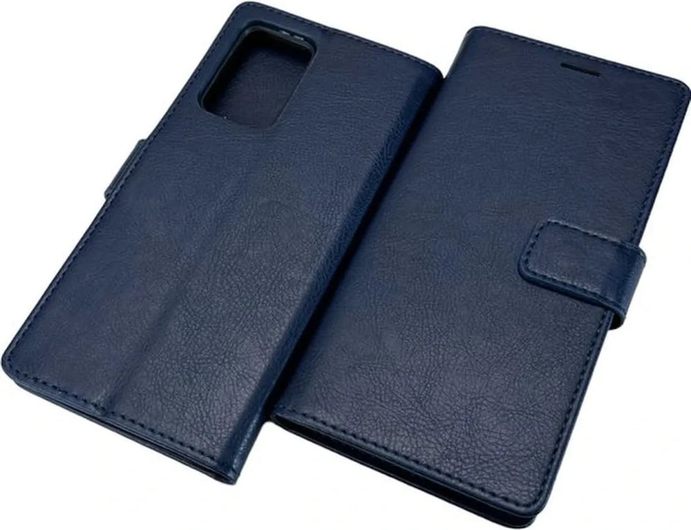 Oppo Reno 7 5G Hoesjes – Portemonnee Bookcase – Pasjeshouder – Magneetsluiting – Blauw-Ilumina Benelux